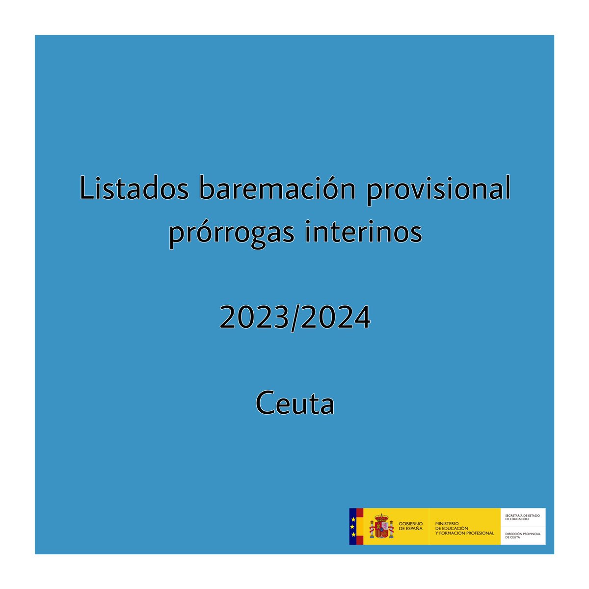 upeceuta's tweet image. Publicación de la baremación provisional de los listados de prórrogas de interinos para el curso 23-24.

➡️ educacionyfp.gob.es/contenidos/ba/…

#MEFP #DPCeuta #interinidad #bolsas #Ceuta #23-24