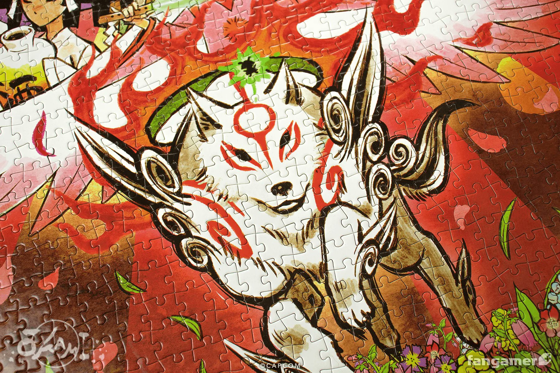 Okami - Amaterasu and Issun Plush - Fangamer