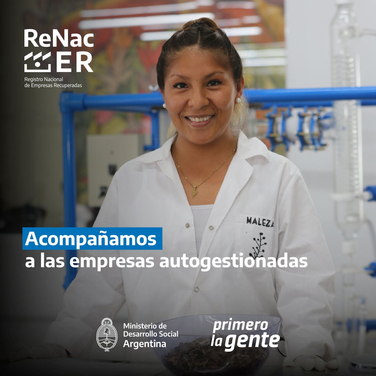 A través del Registro Nacional de Empresas Recuperadas (ReNacER) buscamos implementar políticas de reconocimiento de los derechos laborales y sociales de las y los trabajadores.  

Enterate de qué se trata y cómo inscribirte 👉 bit.ly/ReNacER 

#PrimeroLaGente 🇦🇷