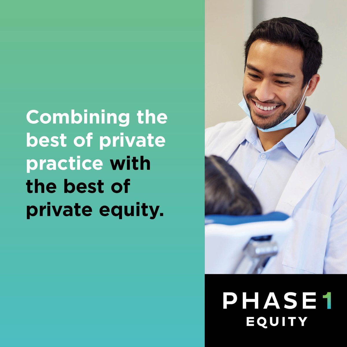 Phase1Equity's tweet image. We exist to share our knowledge of practice management and private equity with like-minded orthodontists and pediatric dentists, helping them secure a better future.

Find out more: phase1equity.com

#DoctorEquity #Orthodontists #PediatricDentists #PrivateEquity #DPO