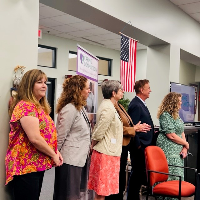 ADS__CT's tweet photo. Commissioner Amy Porter and Long Term Care Ombudsman Mairead Painter join partners, legislators as Governor Lamont signs bills into law to increase the abilities for seniors to receive adult day services and complete a study on the needs of seniors in Connecticut. #ADSCT #LTCOP https://t.co/Cmz78gLTMn
