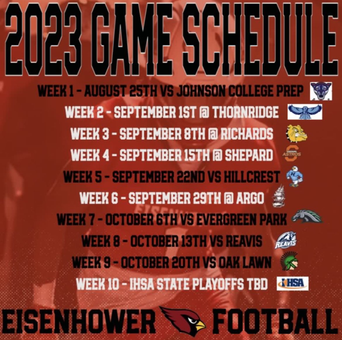 To Whom this may concern I am now a happy member of the <a href="/DdeFootball/">Eisenhower Cardinal Football</a> family! Thanks Hillcrest. #Flywithus  🔴⚪️

@CoachMurphIKE <a href="/insidezone/">Chris Patterson</a> <a href="/EDGYTIM/">Timothy “EDGYTIM” OHalloran</a> <a href="/OLMafia/">OL MAFIA</a> @SEAAFootball <a href="/DeepDishFB/">DEEP DISH FOOTBALL</a>