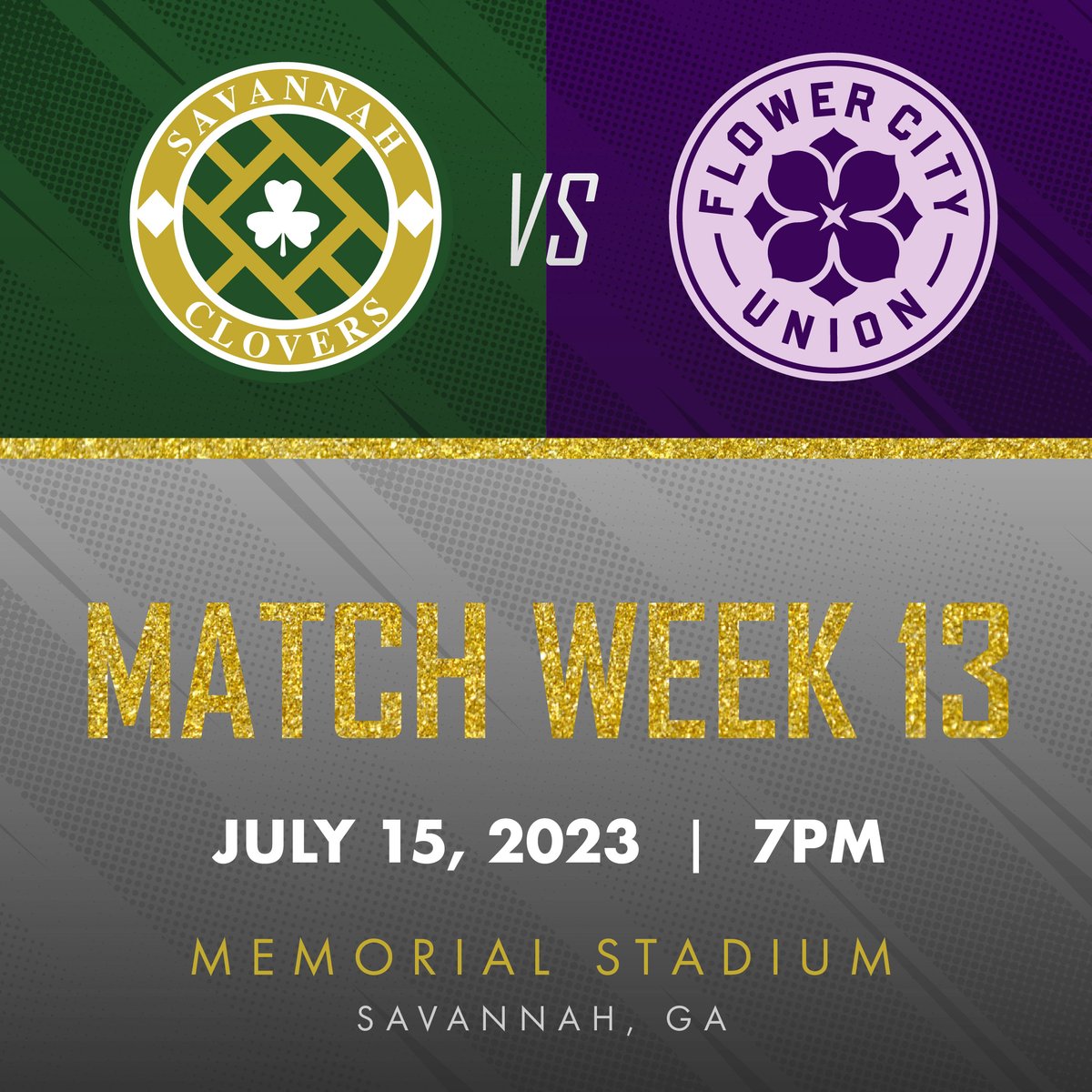 SavCloversFC's tweet photo. 🏟️⚽ Come join us this Saturday as we face Flower City Union! Bring canned goods as part of our #KICKHUNGER night and receive a CLOVERS Button. ☘️ https://t.co/NPdN1haTQC