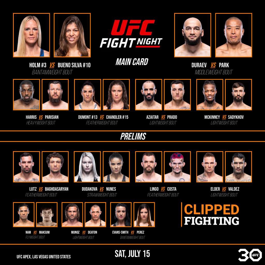 UFC Fight Night: Holly Holm vs Bueno Silva #UFC #hollyholm #buenosilva https://t.co/a3b8XRAmLC