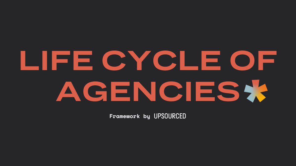 Upsourced introduces The Life Cycle of Agencies.

The four stages are:

Create Mode: $0 - $1M
Build Mode: $1M - $3M
Grow Mode: $3M - $10M
Scale Mode: $10M+

View the framework and the corresponding videos here: hubs.ly/Q01XkZYB0

#agency #creativeagency #life #business