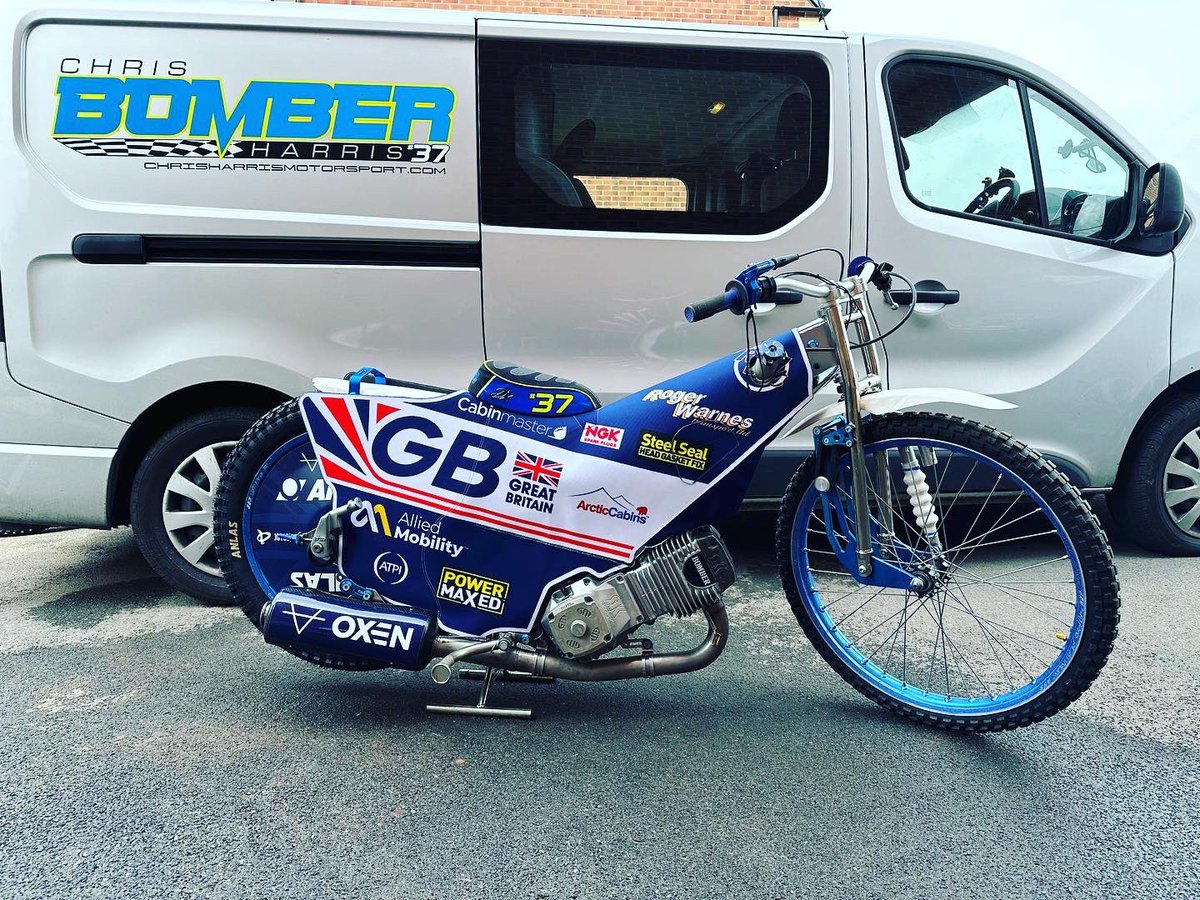 BomberHarris37's tweet photo. 🇬🇧 Bike all ready for Finland 🇫🇮 https://t.co/KSoXHDAAx1