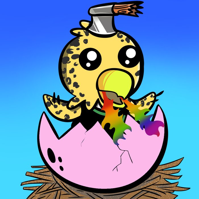 EddieArthur's tweet photo. Minted the 1st Baby @SuperEagleCoin #RainbowFlames #XRP #NFT today π₯ #Game #PassiveIncome $SEC #Leopard #Axe #Singlet https://t.co/UsOy3ry7tp