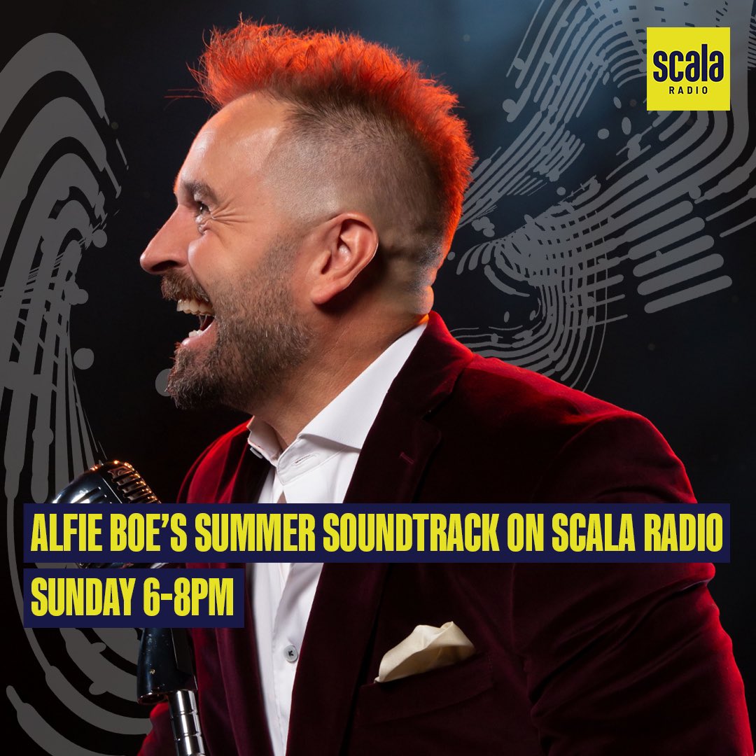 ARTIST NEWS 💫// @AlfieBoe presents his Summer Soundtrack show on @ScalaRadio Sundays 6 - 8pm