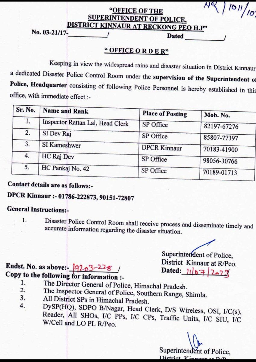 Help Uttarakhand Group (@bharat24588032) on Twitter photo #HimachalPradesh
District #Kinnaur
✅Helpline Numbers
Toll Free Numbers
1100, 1070, 1077
For any information, assistance required in Kinnaur district. Pls call any of these numbers.
<a href="/rishi7_roy/">Rishi Roy</a>
<a href="/thesks24/">SKS (Malak of Bharat )</a>
<a href="/PoojaThakur2907/">Pooja Thakur</a>
<a href="/PrashantSahyog/">Prashant Krishna Gaur</a>
<a href="/AskRoushan/">Roushan Raj</a>
<a href="/ParulAggarwal04/">Parul Aggarwal</a> #HimachalPradesh
District #Kinnaur
✅Helpline Numbers
Toll Free Numbers
1100, 1070, 1077
For any information, assistance required in Kinnaur district. Pls call any of these numbers.
<a href="/rishi7_roy/">Rishi Roy</a>
<a href="/thesks24/">SKS (Malak of Bharat )</a>
<a href="/PoojaThakur2907/">Pooja Thakur</a>
<a href="/PrashantSahyog/">Prashant Krishna Gaur</a>
<a href="/AskRoushan/">Roushan Raj</a>
<a href="/ParulAggarwal04/">Parul Aggarwal</a>
