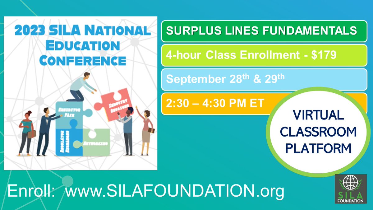 SILAFoundation's tweet photo. **Limited   Time Enrollment**
 
  THIS IS A PUBLIC CLASS, NO SILA MEMBERSHIP OR CONFERENCE REGISTRATION IS   REQUIRED!
 
  To learn more/enroll:   https://t.co/4U9PiXOwUj https://t.co/iqurAjTKpd
