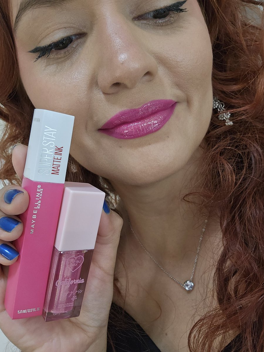 MaquillarteMas's tweet image. Consigue unos labios Barbie😁🩷👄🫦💄 con este tono De Maybelline 30 Romantic y el Lip gloss de Beau Visage Tono 03 de los California #lipstick #lipsticktutorial #barbie #labiosbarbie #maybelline #beauvisage #lipstickshow