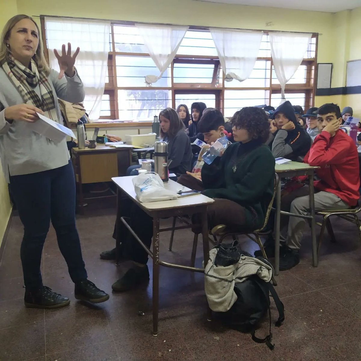 academicaunmdp's tweet photo. La Dirección de Ingreso de la @unmdp visitó la Escuela Municipal N°201
¡Gracias por recibirnos!

#testimoniosunmdp
#RedesInvisibles
#VisitasGuiadasUNMDP
#ExploraTuFuturo
#ingresounmdpitinerante
#ingreso2024
#estudiaenlaunmdp
#somosUNMDP
#mejorpublica https://t.co/DfWlf2zYUo