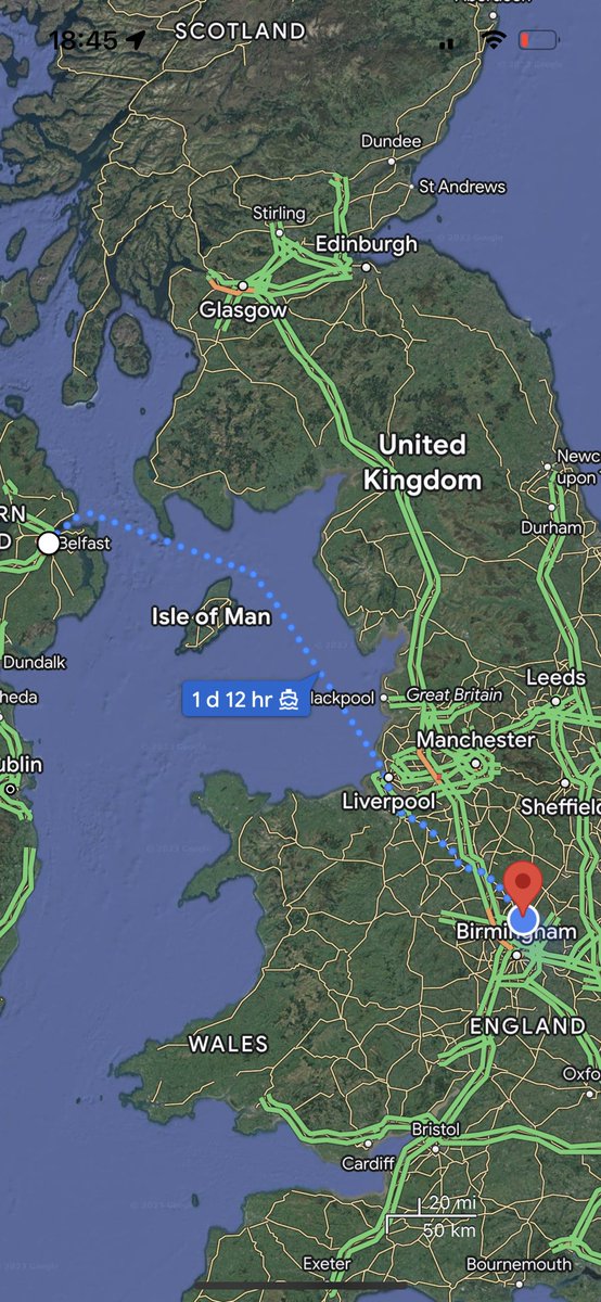 Reflecting on my <a href="/easyJet/">easyJet</a> joy this week, it would have genuinely almost been quicker for me to walk home from Belfast 😂