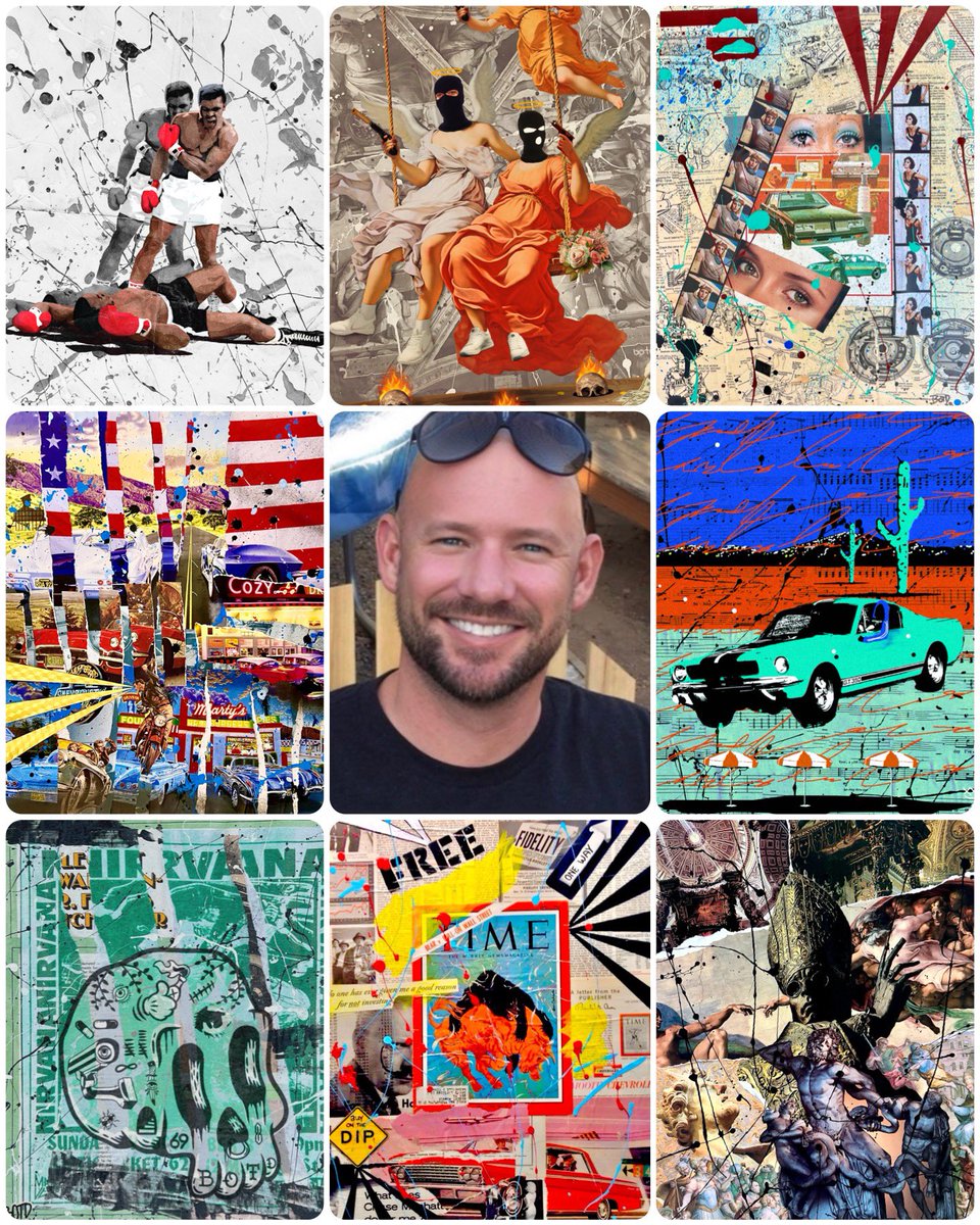 gm, ☀️ ✂️ 

i heard it was #PortfolioDay 

… me, my art, and some collabs.