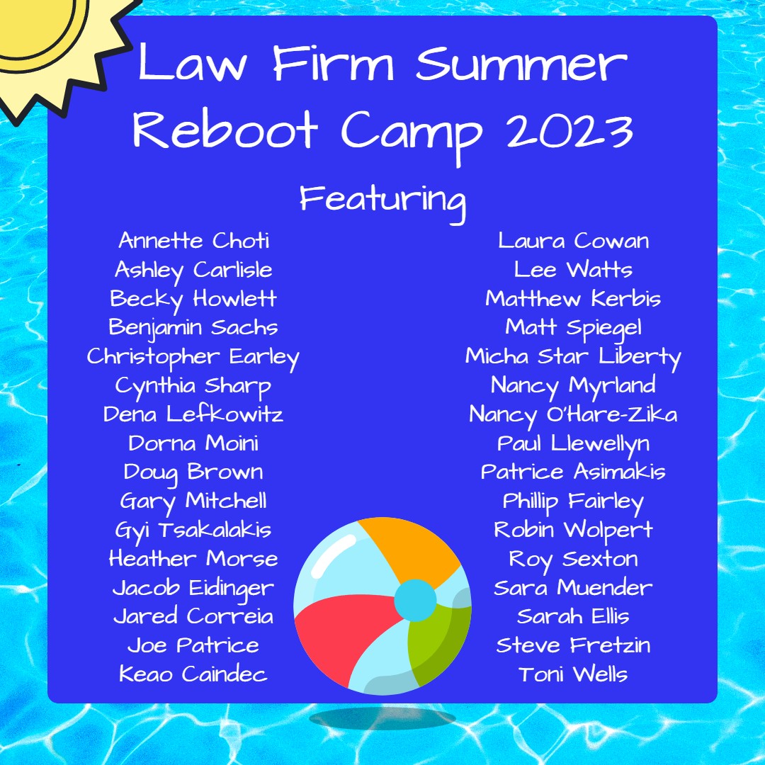The legal event of the summer begins next Monday! Join us July 17th thru July 20th for eight live panels and five live podcast tapings.

Get your free ticket here: ow.ly/gN7I50Ooi4Q