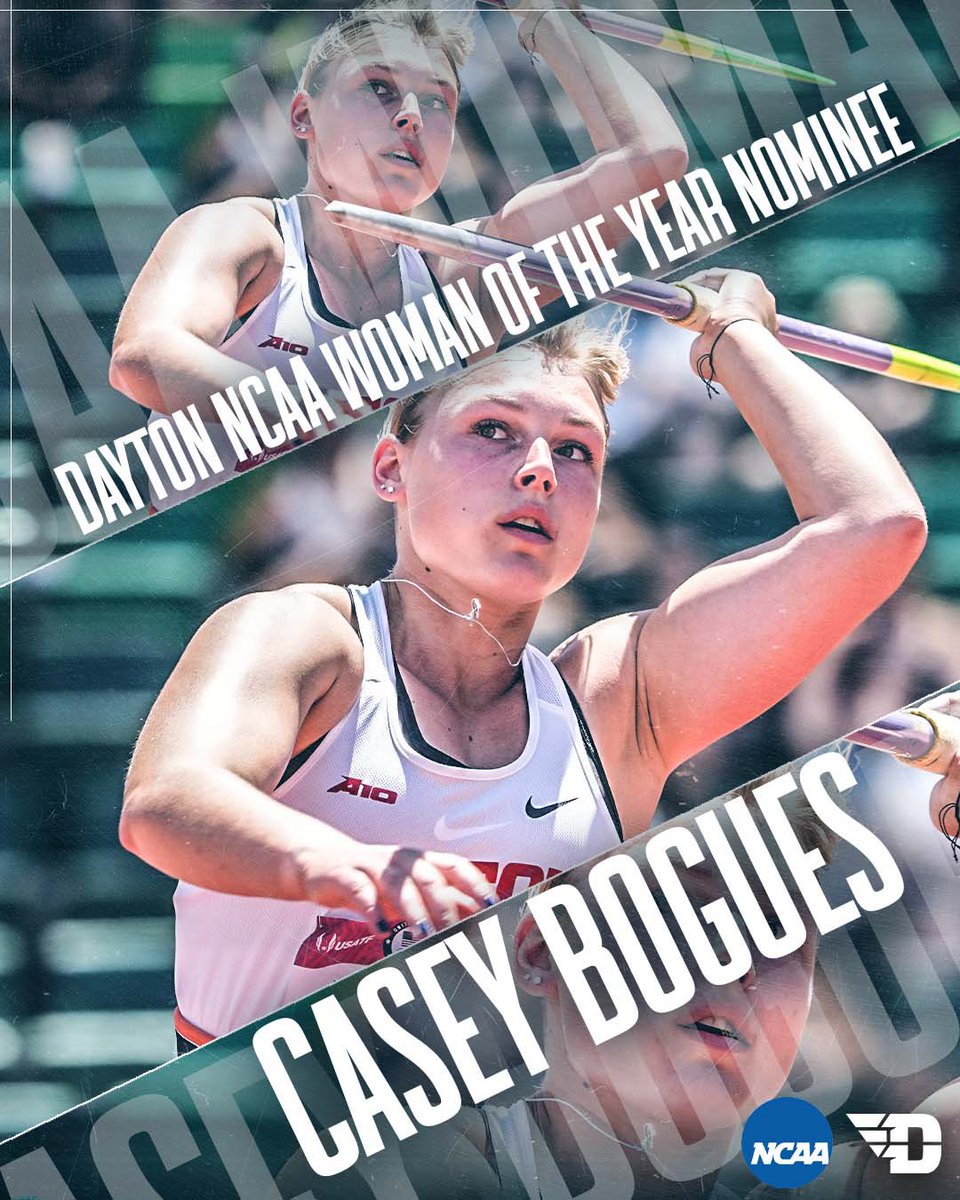 𝐍𝐂𝐀𝐀 𝐖𝐨𝐦𝐚𝐧 𝐨𝐟 𝐭𝐡𝐞 𝐘𝐞𝐚𝐫 𝐍𝐨𝐦𝐢𝐧𝐞𝐞 👑✈️

Congratulations to Casey Bogues on being nominated for the NCAA Woman of the Year Award! 

#UDXCTF // #GoFlyers