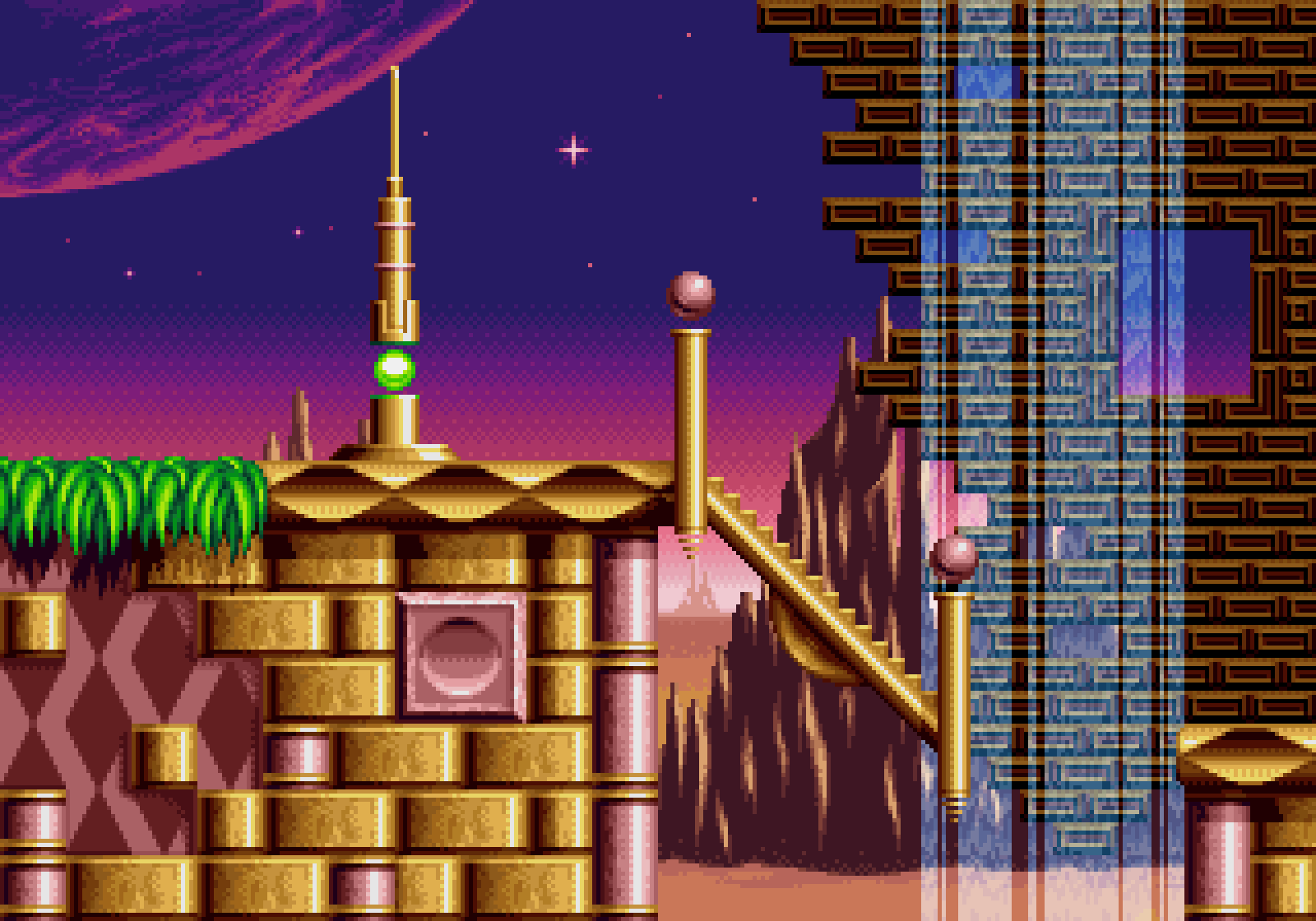 Pixel Joint Forum: Sonic 1 Title separate BG sprites?