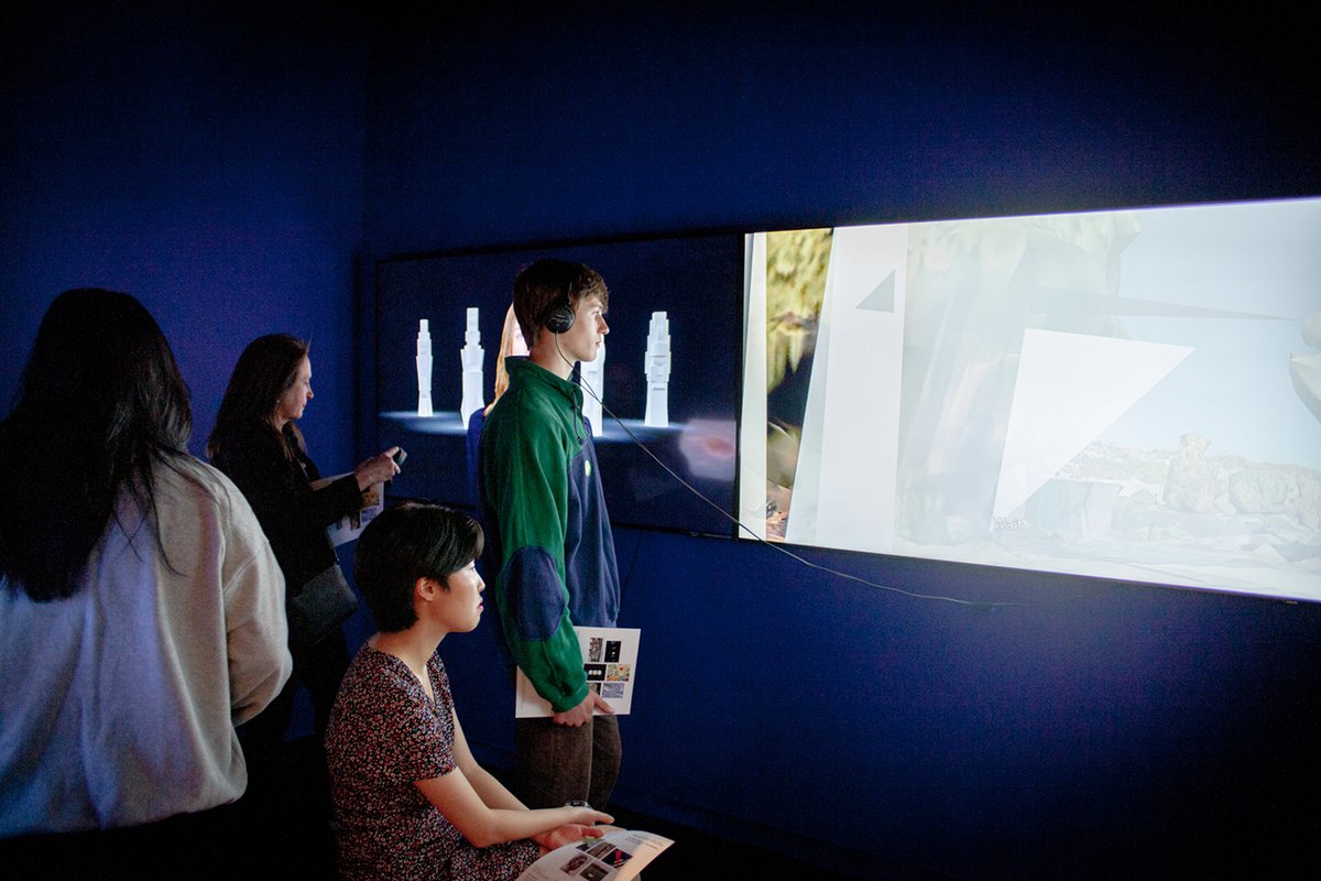 efluxeducation's tweet image. Graduate Exhibition: “The air that inhabits”: 2023 MFA in Visual Art thesis exhibition, @SamFoxSchool of Design &amp;amp; Visual Arts at Washington University in St. Louis

Featuring Seulki Seo.  

#SeulkiSeo
#SamFoxSchool 
#GraduateExhibition
e-flux.com/announcements/…