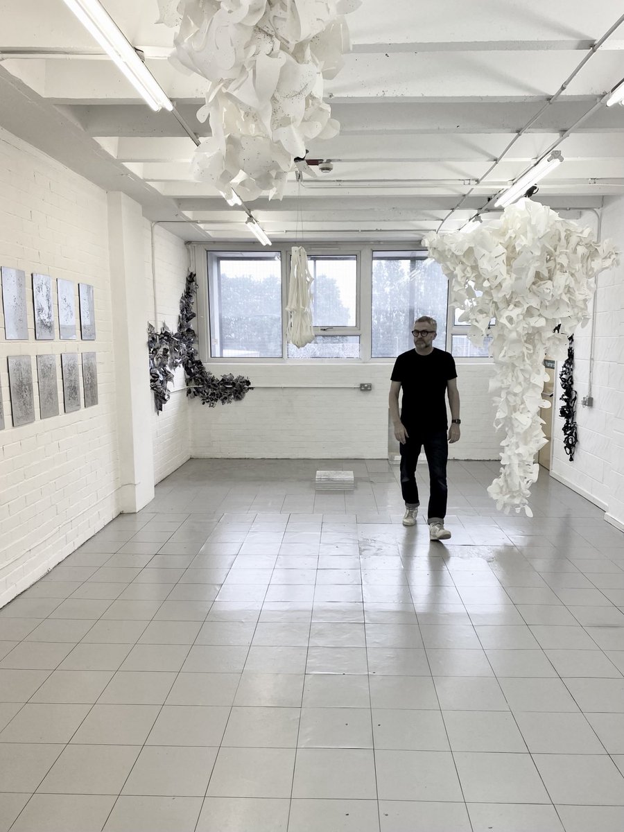 kellycumberland's tweet image. After a successful PhD transfer viva, my exhibition is open for booked viewings#drawingpractice #contemporarydrawing #art #expandeddrawing #drawing #artandscience #artscience #practiceresearch #PhD #leeds #kellycumberland