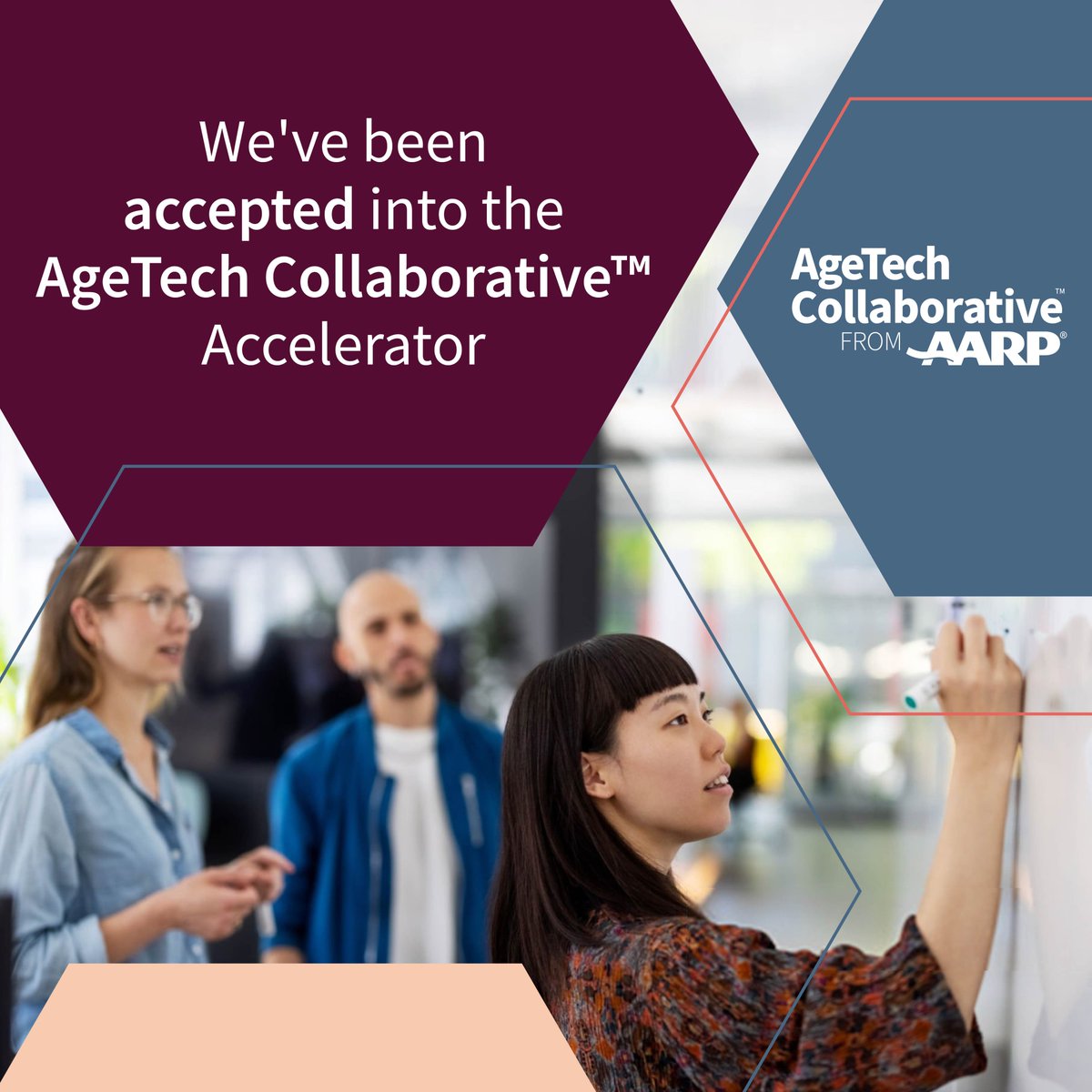 LUCID Therapeutics (@thelucidproject) on Twitter photo We are pleased to announce that LUCID has been accepted into the <a href="/AgeTechCollab/">AgeTech Collaborative™ from AARP (ILabs)</a> from AARP accelerator program, an 8-week program designed to elevate promising early-stage AgeTech startups!
Learn more at
linkedin.com/posts/agetechc… We are pleased to announce that LUCID has been accepted into the <a href="/AgeTechCollab/">AgeTech Collaborative™ from AARP (ILabs)</a> from AARP accelerator program, an 8-week program designed to elevate promising early-stage AgeTech startups!
Learn more at
linkedin.com/posts/agetechc…