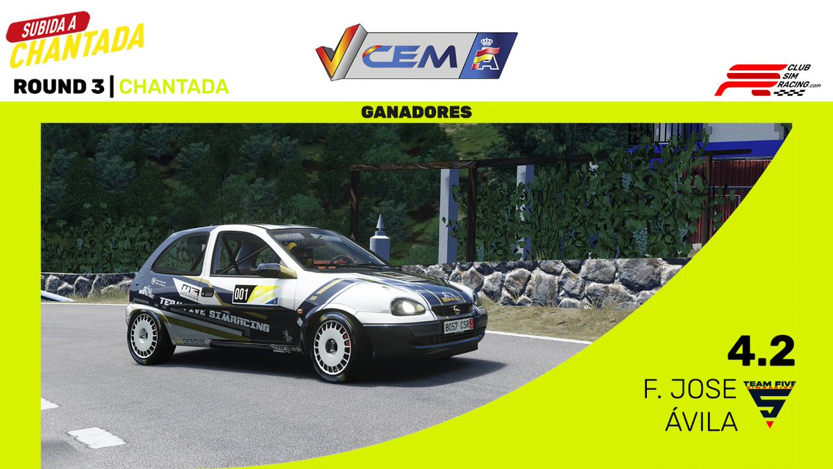 🏆 CAMPEONES

CEM Virtual '23 | E3/6 - Subida a Chantada