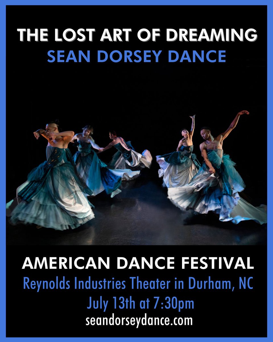 Tag your LGBTQIA+ fam in North Carolina‼️🥰 Can’t wait to be back at @amerdancefest on 7/13 ✨ American Dance Festival is a national Co-Commissioner of THE LOST ART OF DREAMING - and we cannot wait to share this work with NC communities!

Visit seandorseydance.com for tix!