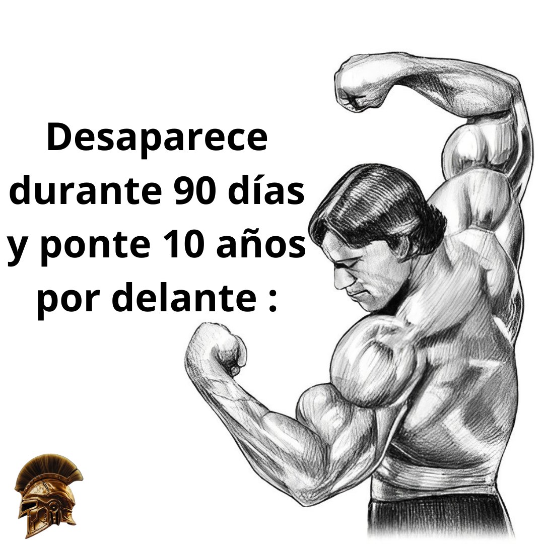 Desaparece durante 90 días y ponte 10 años por delante :

Hilo //