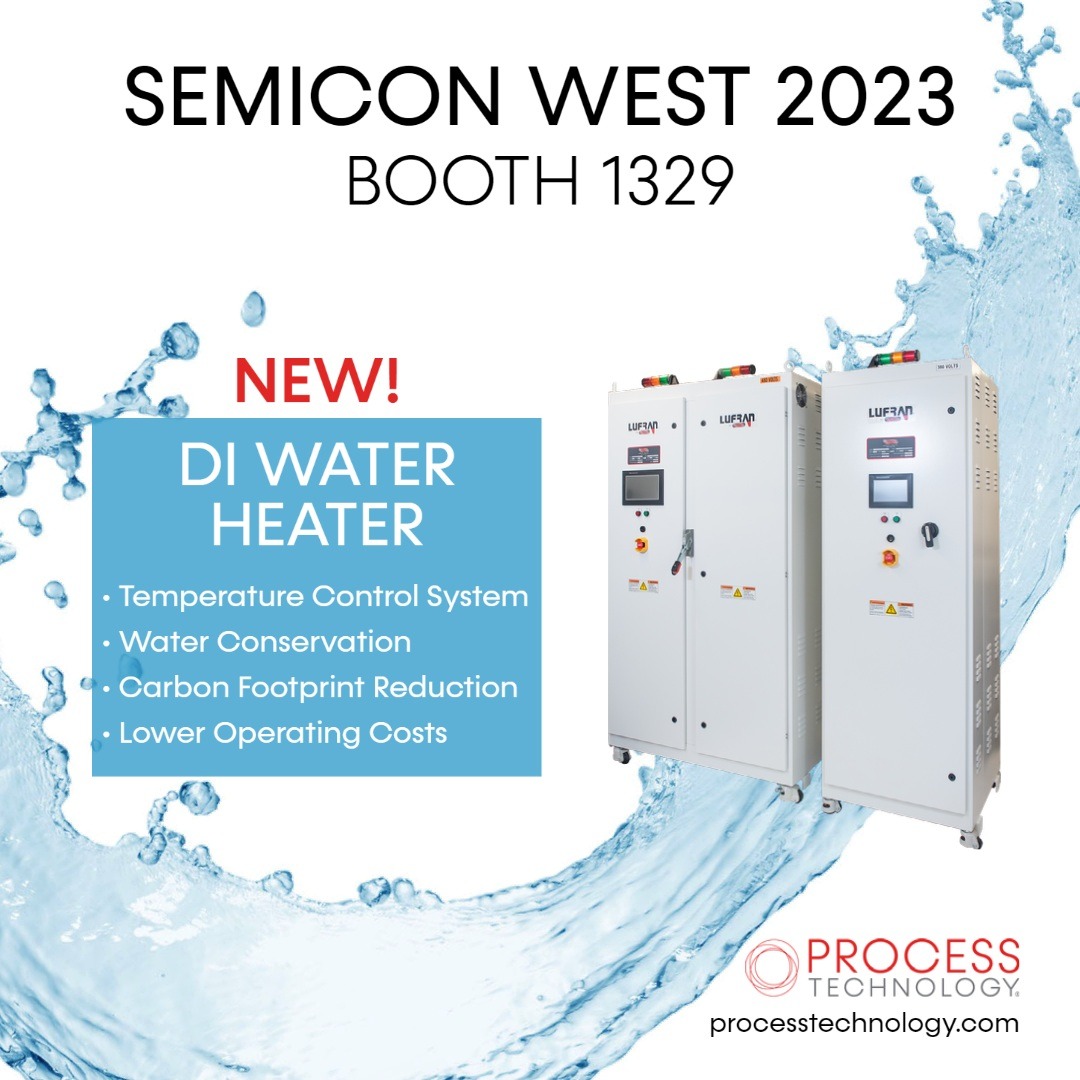 We're at SEMICON West now! Stop by booth 1329 to learn about our new DI Water Heater! #semiconwest #semiconwest2023 #highpurity #semiconductor #innovation