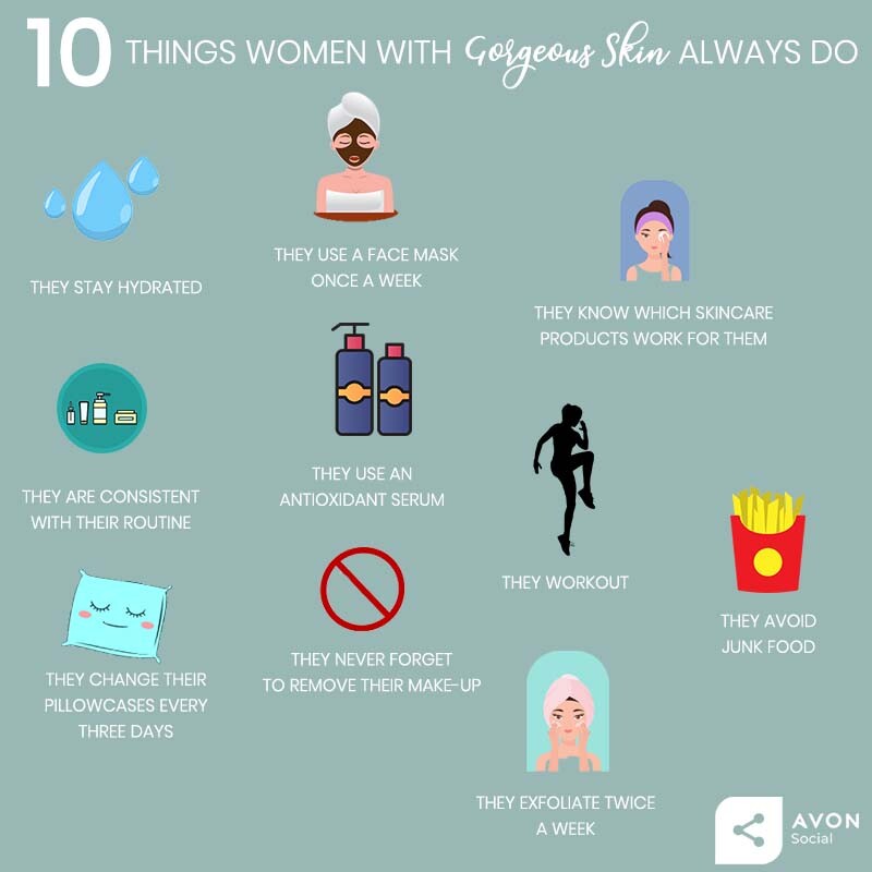 You know when you see individuals with the most superb skin and you wonder how they do it it? It's like the healthy eating rule of 80/20 but for your skin. For your skin it would be 80% lifestyle, 20% skincare - interesting right? ⚖
#SkincareRoutine #TreatYourSkin #Avon
