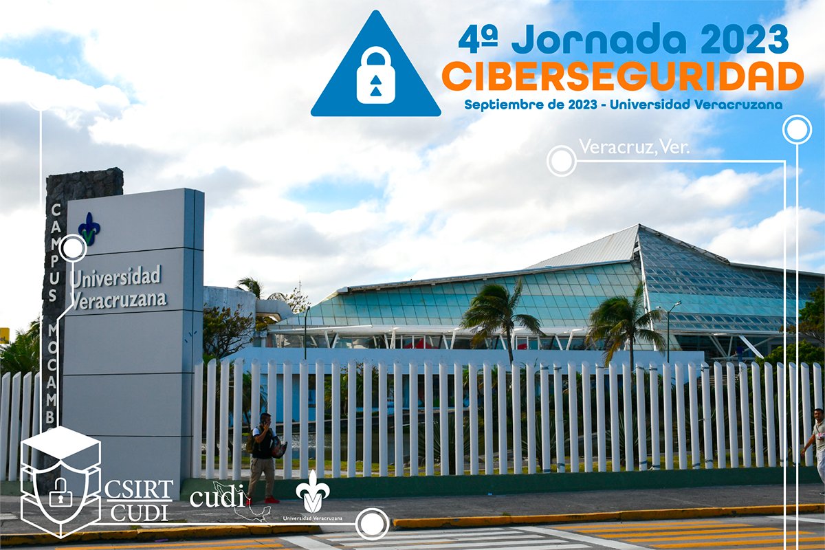 uvcsirt's tweet photo. @RedCUDI y la Universidad Veracruzana, a través de @DGTIUV te invitan al Primer Encuentro de CISOs de las IES asociadas a #RedCUDI https://t.co/ZBk7X6DZp6