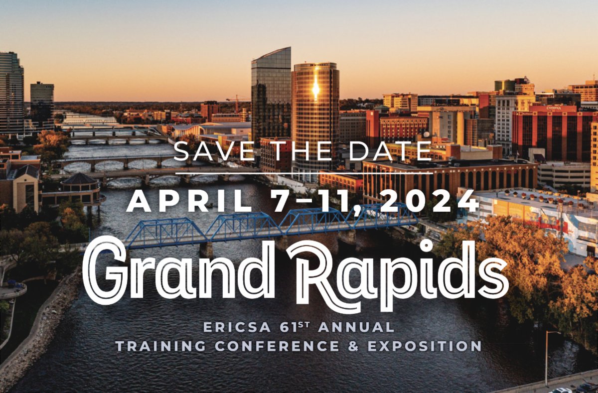 **ERICSA 61st Annual Training Conference Request for Possible Topics**

What topics would you like to see in next year's conference?  Submit your suggestions here: conta.cc/3JSFNc6

Ideas must be submitted by close of business Friday, August 25, 2023.