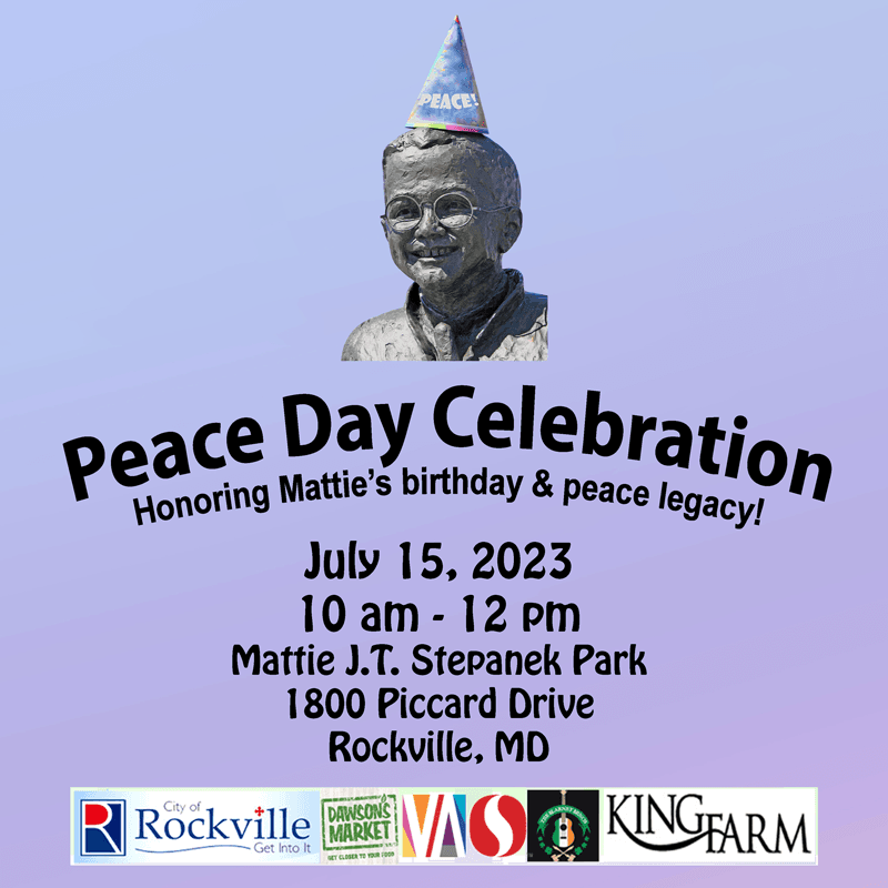 info_ilo's tweet photo. Join ILO as we help celebrate Peace Day in Rockville, this coming Saturday, July 15th:  https://t.co/AmeOUaU1Fi https://t.co/zKVW0rHqkV