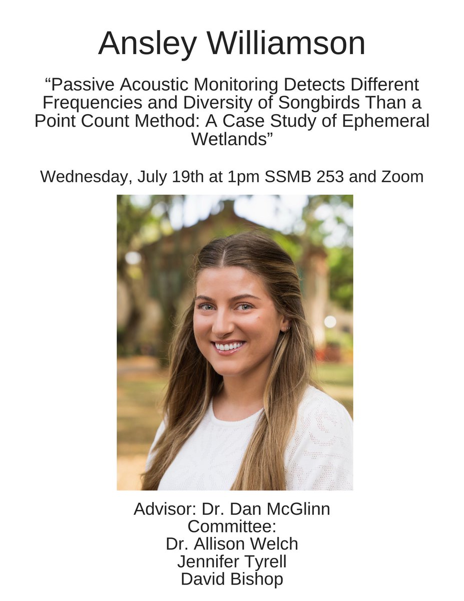 Some summer thesis defenses coming up! 👏🏻🔬☀️ <a href="/cofcgeology/">cofcgeology</a> @CofCSSM