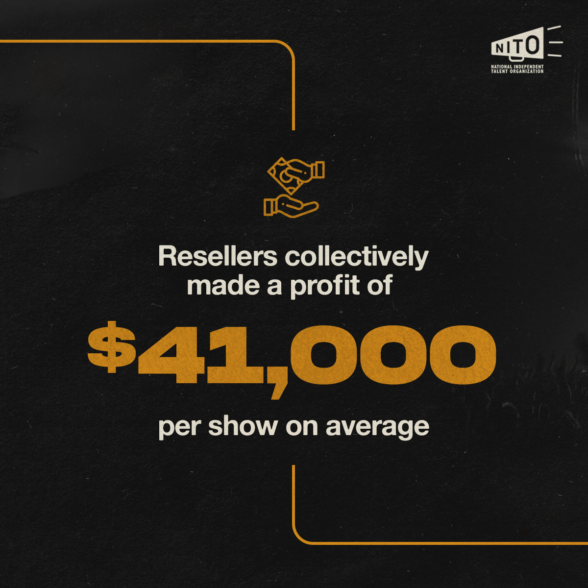 NITO_Live's tweet photo. From fan outrage to meetings at the White House, the negative impacts of predatory ticket resellers have never gotten more attention.

We gathered data and released a first-of-its-kind report that sheds light on the size of the problem for shows, artists, and venues of all sizes.