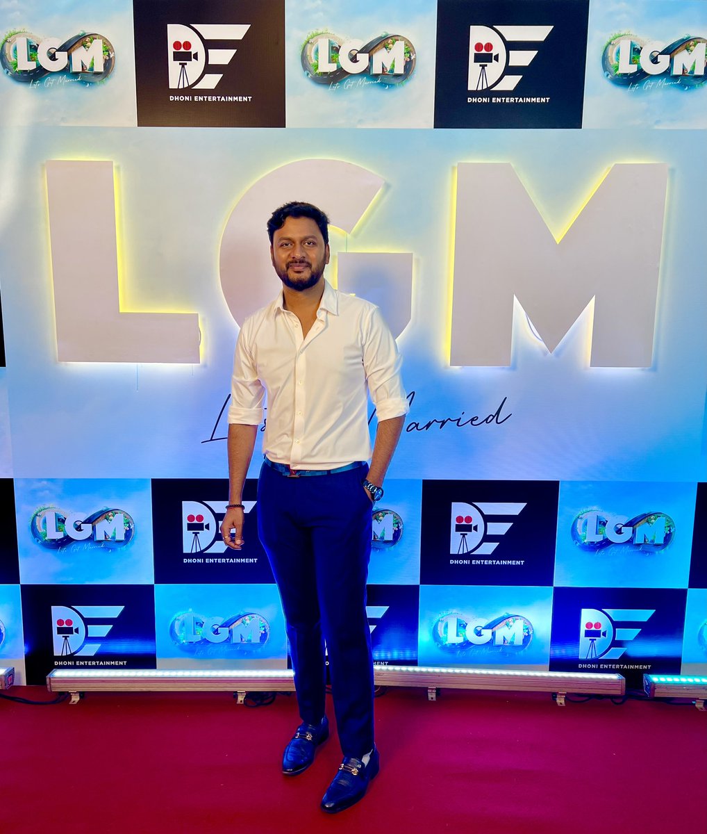 sathishoffl's tweet photo. Happy, humbled and honored to associate with @DhoniLtd for #LGM, as the marketing agency. The audio & trailer launch in the presence of Thala @msdhoni ♥️ ♥️himself was filled with positive vibes. More fun ahead with the passionate and cordial team #DEPL🌟 https://t.co/fFL7vkpvKd