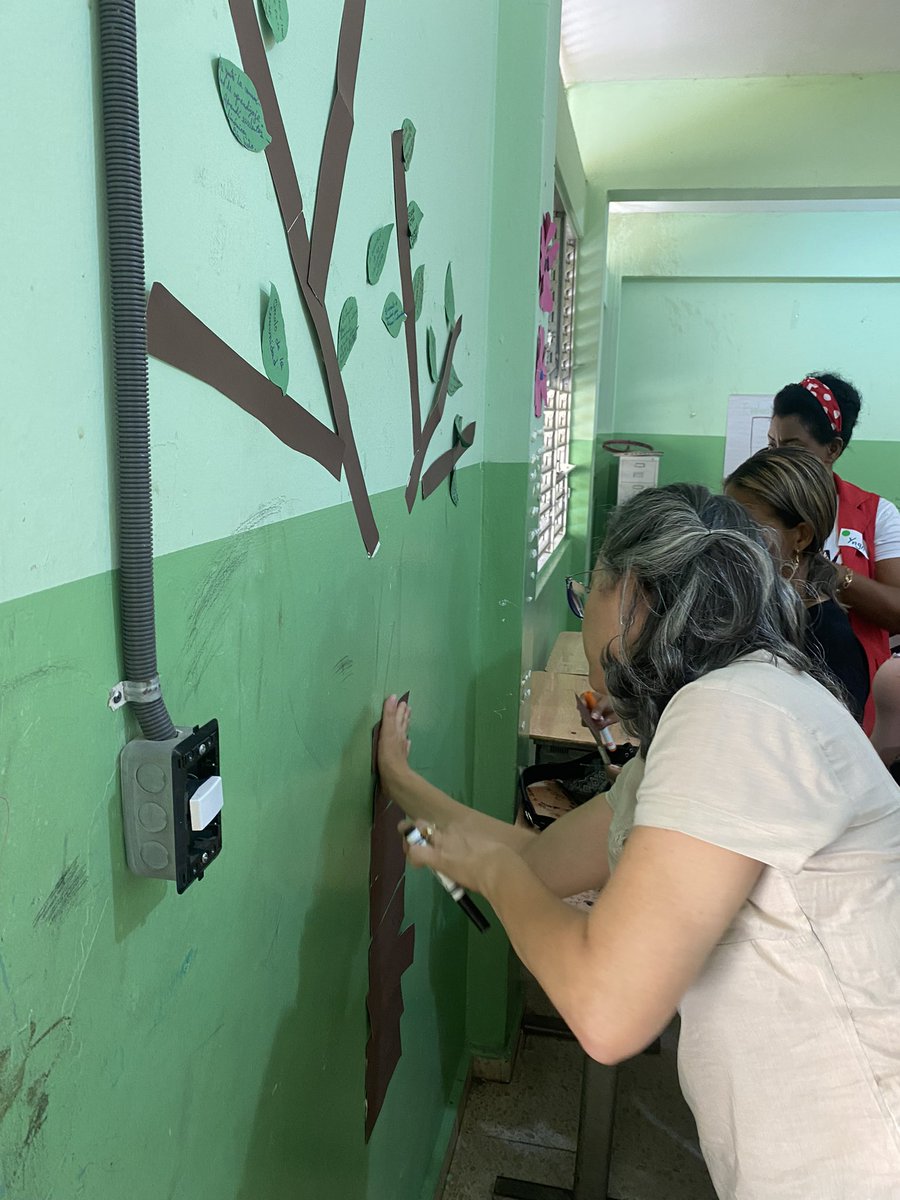 MsFeenstra's tweet photo. Learning about ways to build community in our classroom #tma #teachermentorsabroad https://t.co/ApOh93xdNh