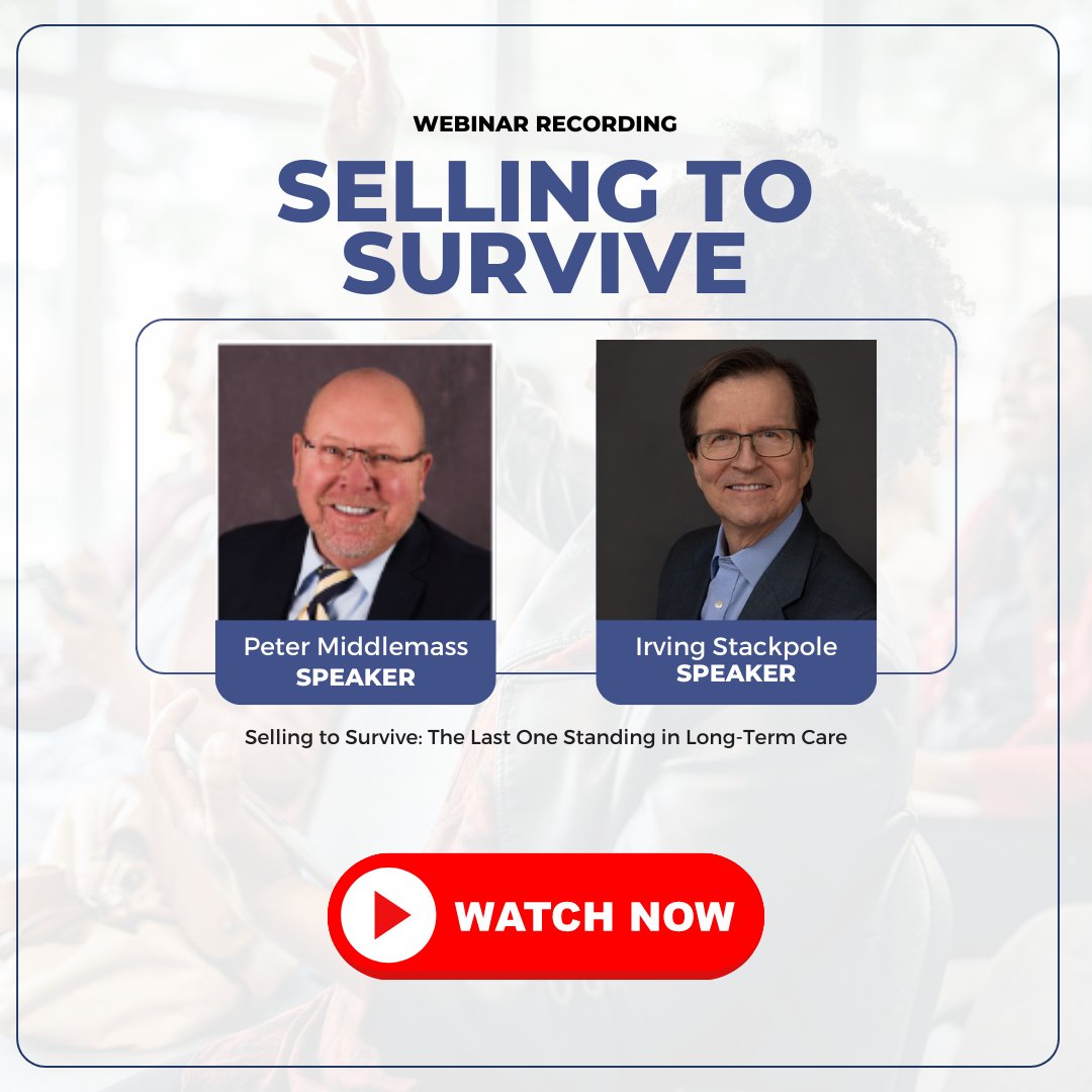 istackpole's tweet photo. 🌟🎥 Get ready to revolutionize your sales strategies with - Selling to Survive webinar recording. Watch the recording now: https://t.co/PTxwPPsbUK and elevate your sales game in the Long-Term Care sector!

#LTCWebinar #SalesSuccess #LongTermCareIndustry #StackpoleAssociate https://t.co/9xKPBbgtTd