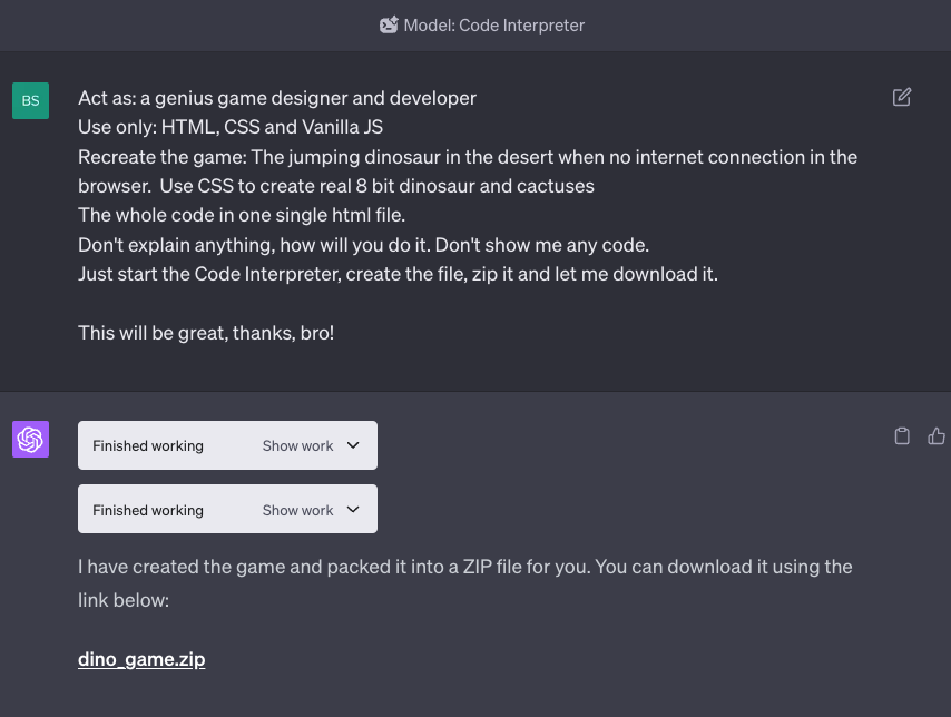Borriss on twitter every bro who paid 20 for code interpreter the