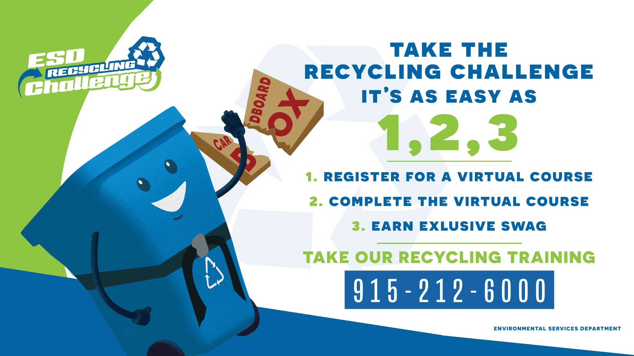City of El Paso on Twitter "Take our Recycling Challenge! Help reduce