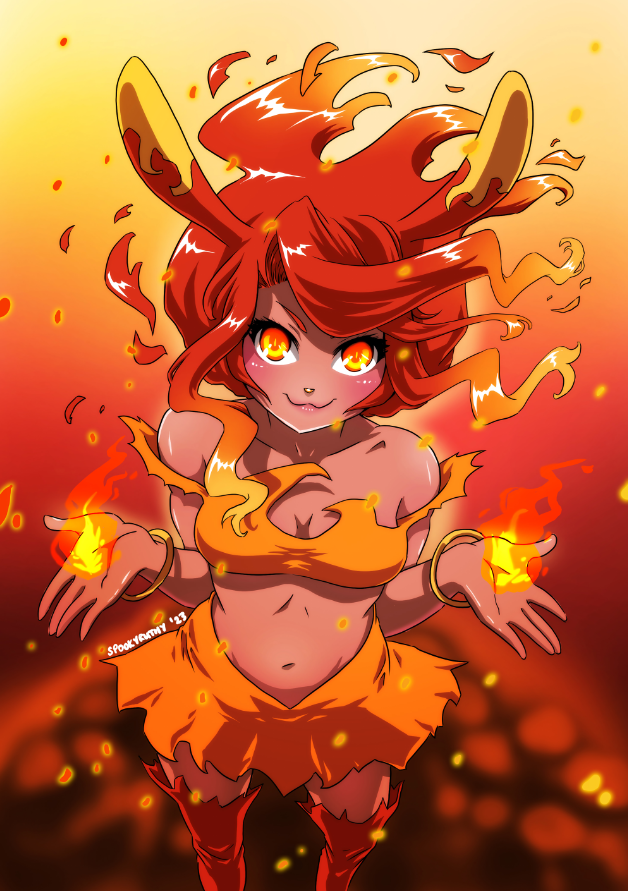 I drew a fire rabbit for the year of the fire rabbit... we're halfway through the year now so to say I'm late is a bit of an understatement

#firerabbit #yearoftherabbit