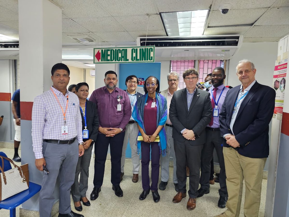 Congrats to Georgetown Public Hospital Corporation in the deployment of its new electronic medical records system to improve quality and continuity of care in Guyana!👏⁦<a href="/pahowho/">PAHO/WHO</a>⁩