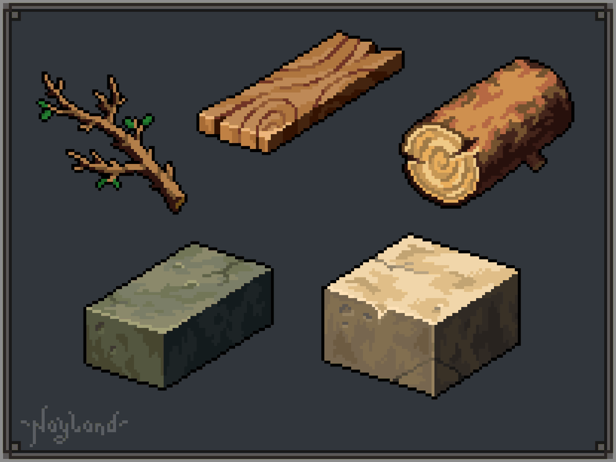 Hi, my name is Nayland! I love to draw pixel art!👾 #PortfolioDay #pixelart #ドット絵