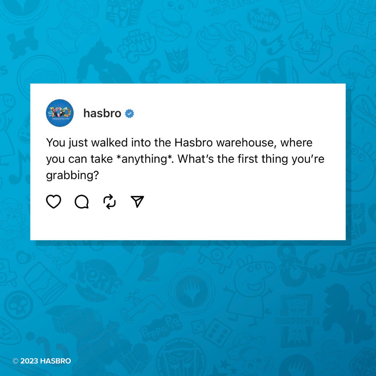 Hasbro tweet media