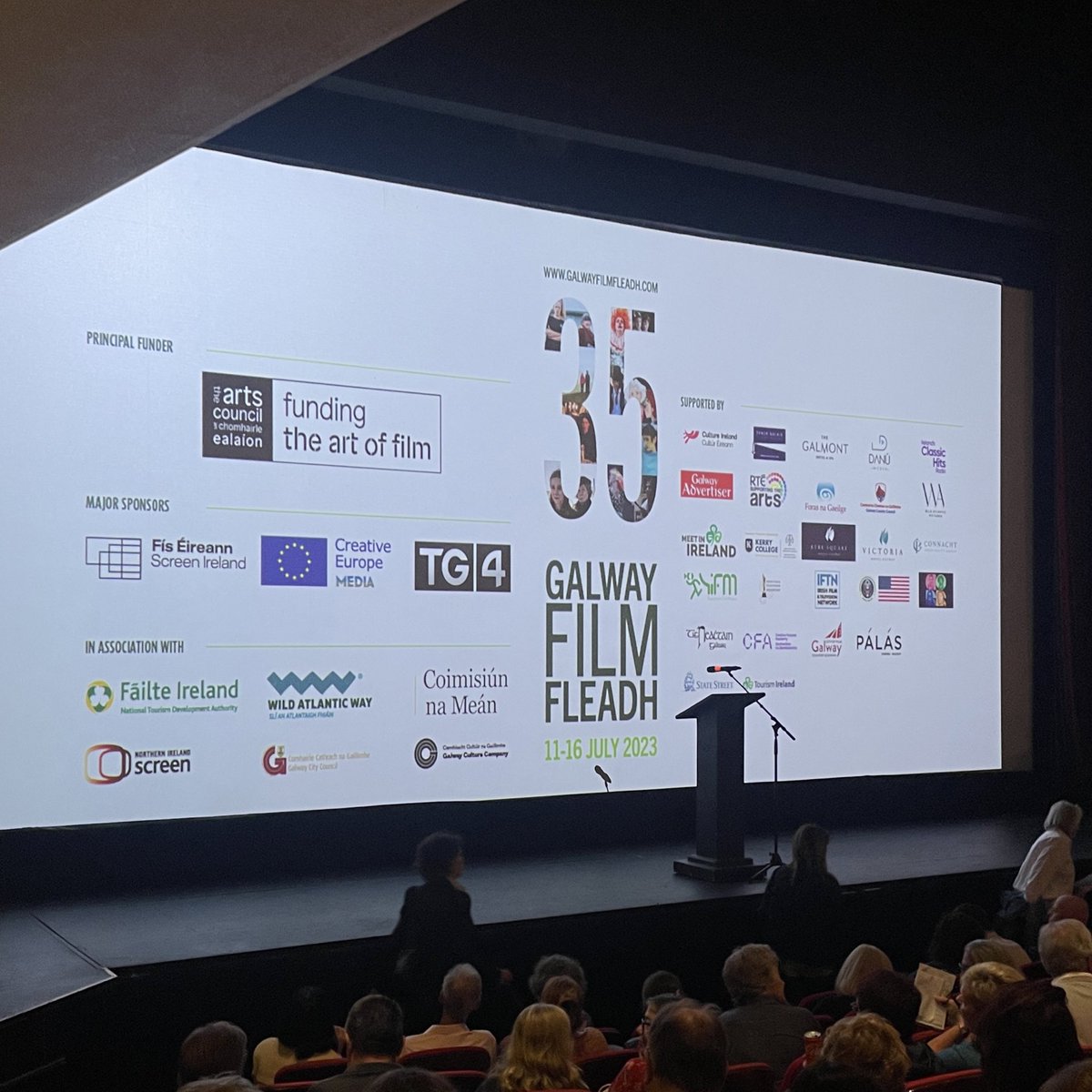 Lights, camera, Galway! 🎥✨ The 35th Galway #FilmFleadh is here! The Opening Film, 'The Miracle Club' kicking off festival in style 🌟 Let the magic begin! ✨🎬 #GalwayFilmFleadh #MovieMagic @GalwayFilm