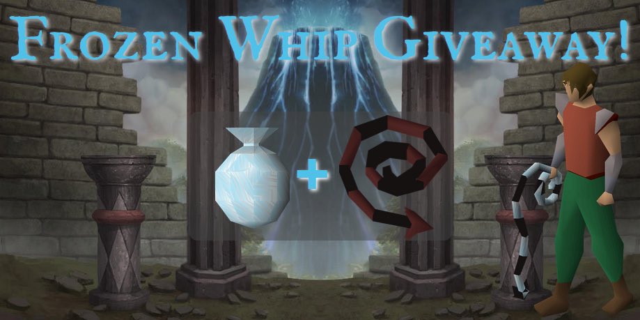 99SlayerTab's tweet photo. 💰#Runescape #Giveaway💰

❄️ Frozen Whip Giveaway 2️⃣ Winners! 

How to enter: 
- Follow @AlyBeesGaming ✅
- Like &amp; Retweet this post ✅
- Comment your #OSRS username ✅

Good luck everyone!🤞 https://t.co/d1qUsTl5nq