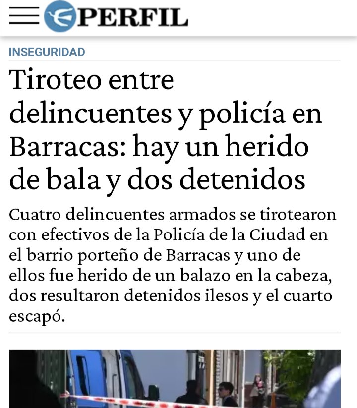 Lautafym's tweet photo. Así trataron los medios el asesinato de Lucas González. Carácter de verdad total a la Policía de la Ciudad de Larreta, con destacado de "inseguridad" en la noticia.
Lucas y sus amigos, "delincuentes armados". https://t.co/rXDKobejjc