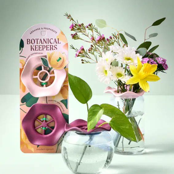 Protect and preserve your plants with Modern Sprout’s newest products! The Garden Keepers are designed to help arrange and protect plants when making a bouquet or prolonging the life of produce or herbs that you harvest or buy. Shop their 25% off sale: bit.ly/3pLSVZV