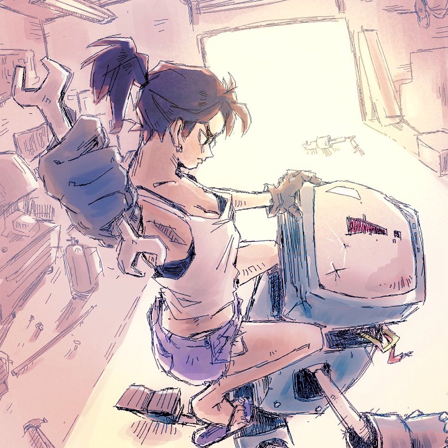 My wife when I am too silly