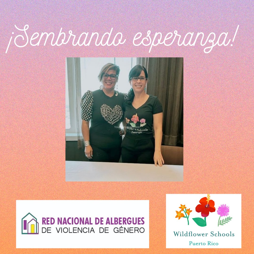 PrWildflower's tweet photo. La Red Nacional de Albergues de Violencia de Género y The Wildflower Foundation en PR han unido esfuerzos para impulsar la habilitación y funcionamiento de escuelas Montessori trauma-sensibles, que operen en vinculación con los centros y albergues que son integrantes de la Red. https://t.co/QMEeZBDUb0