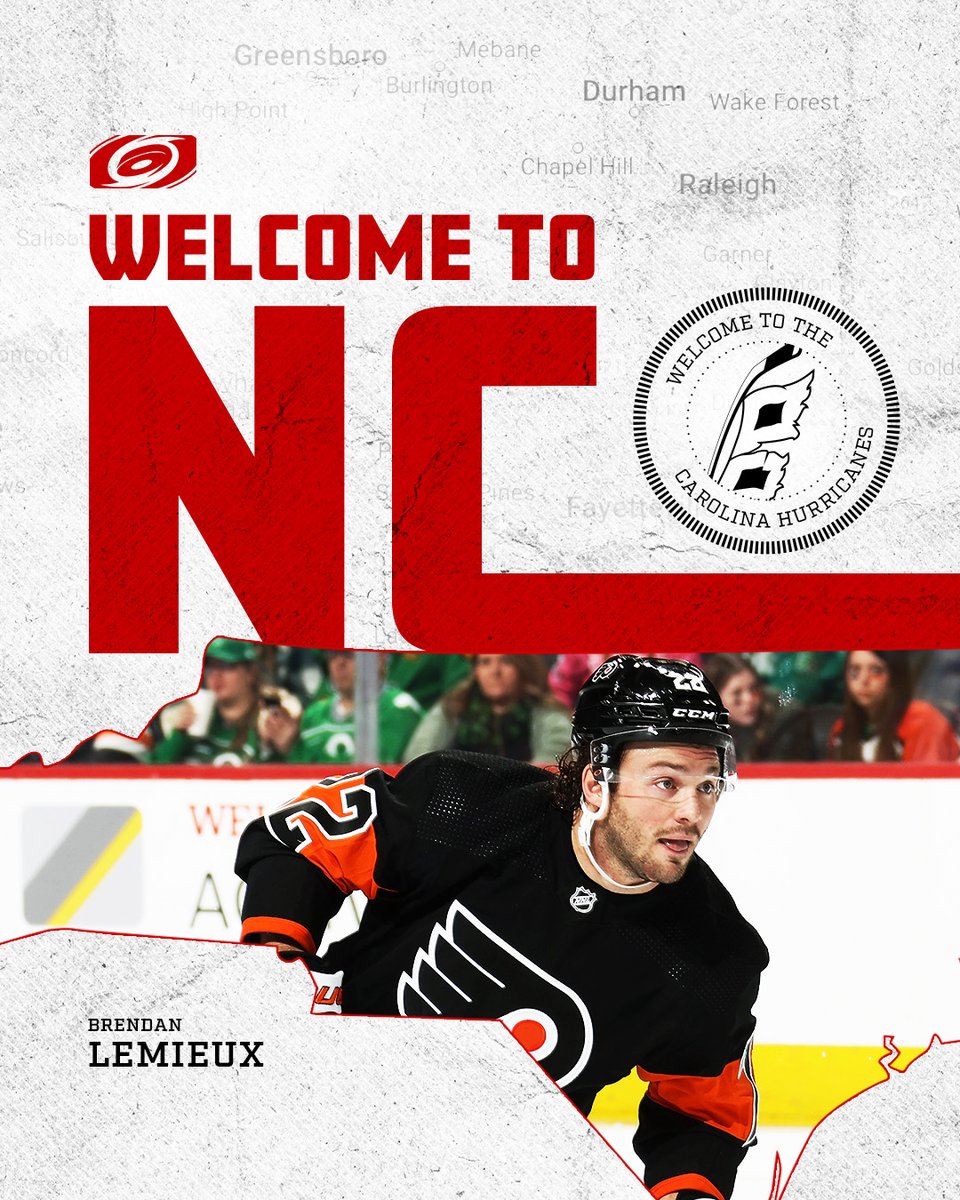 Getting grittier 💪 The #Canes have signed forward Brendan Lemieux to a one-year deal. Details » n.carhur.com/3pCGrUv